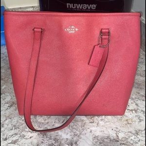 Pink coach purse